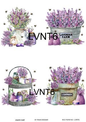 LineArt Pirinç Dekopaj Kağıdı LA-LVNT6
