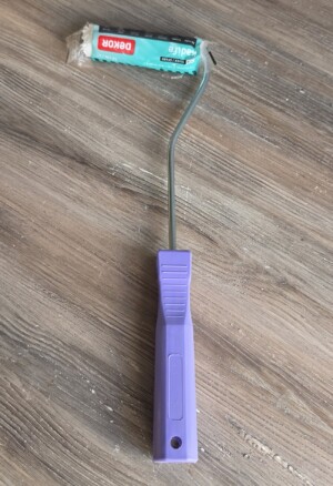 Dekor Kadife Rulo Tekli 10 cm (Mor Saplı)